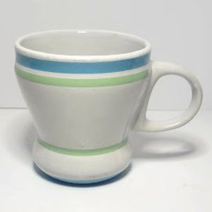 ROYAL NORFOLK GREENBRIER INTERNATIONAL HEAVY COFFEE MUG REPLACEMENT BLUE GREEN